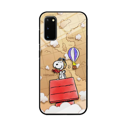 Snoopy Journey Around The World Samsung Galaxy S20 Case-Oxvistore