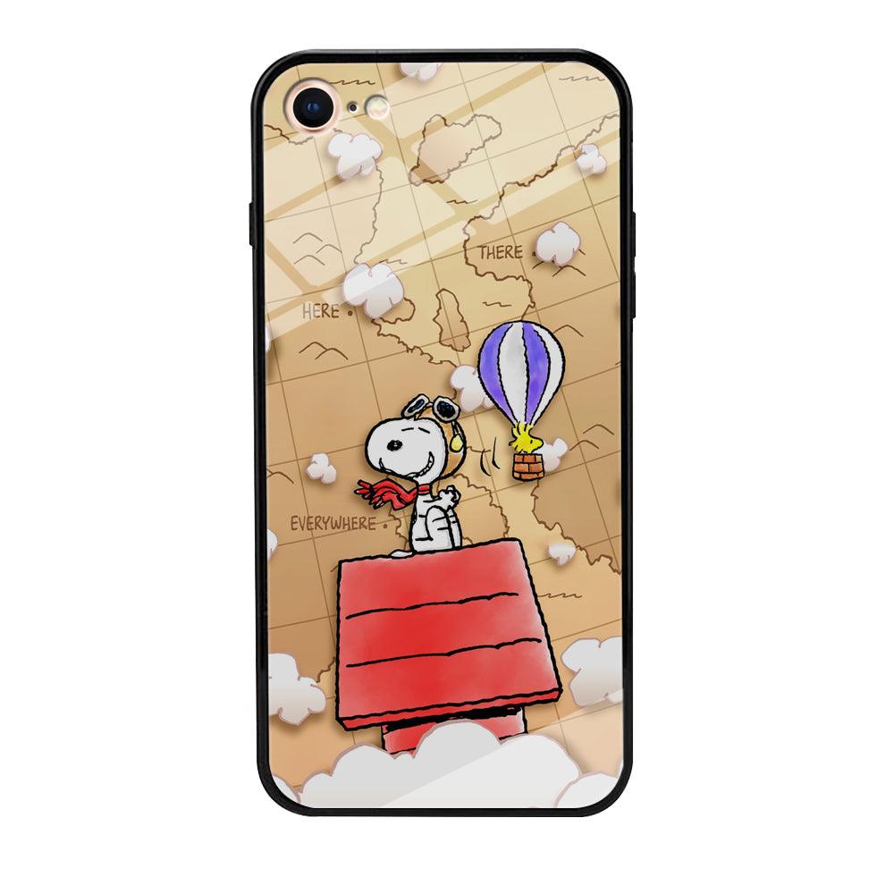 Snoopy Journey Around The World iPhone 7 Case-Oxvistore