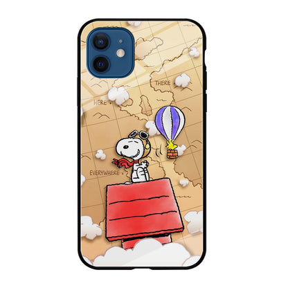 Snoopy Journey Around The World iPhone 12 Case-Oxvistore