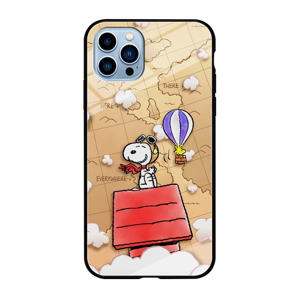 Snoopy Journey Around The World iPhone 12 Pro Max Case-Oxvistore