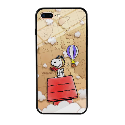 Snoopy Journey Around The World iPhone 8 Plus Case-Oxvistore