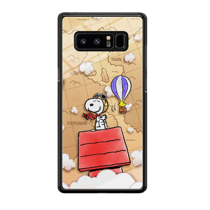 Snoopy Journey Around The World Samsung Galaxy Note 8 Case-Oxvistore