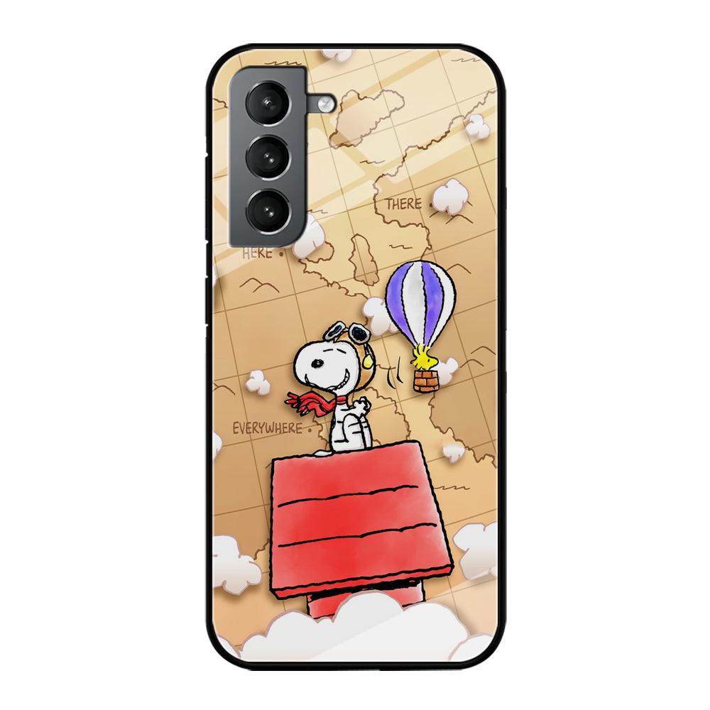 Snoopy Journey Around The World Samsung Galaxy S21 Case-Oxvistore