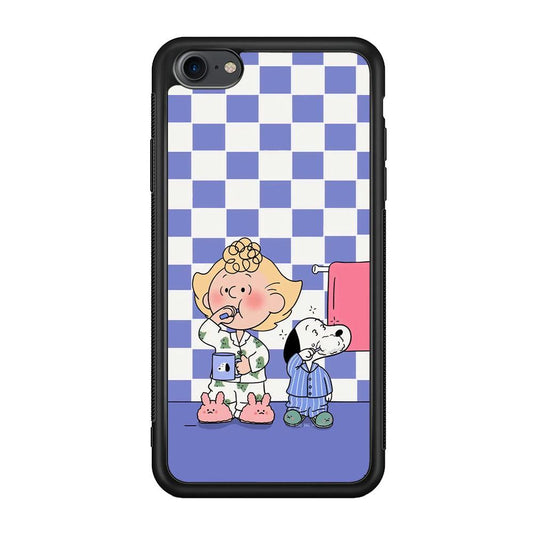 Snoopy Prepare for Sleep iPhone 8 Case-Oxvistore