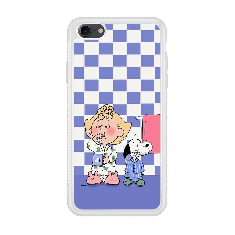 Snoopy Prepare for Sleep iPhone 7 Case-Oxvistore