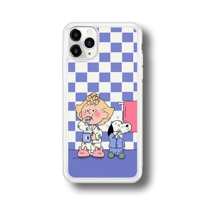 Snoopy Prepare for Sleep iPhone 11 Pro Max Case-Oxvistore