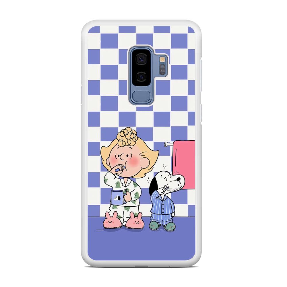 Snoopy Prepare for Sleep Samsung Galaxy S9 Plus Case-Oxvistore