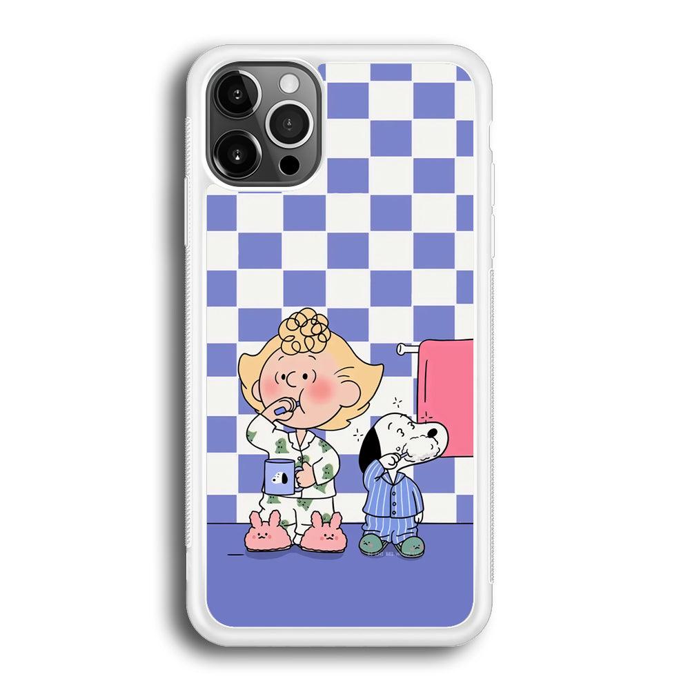 Snoopy Prepare for Sleep iPhone 12 Pro Case-Oxvistore