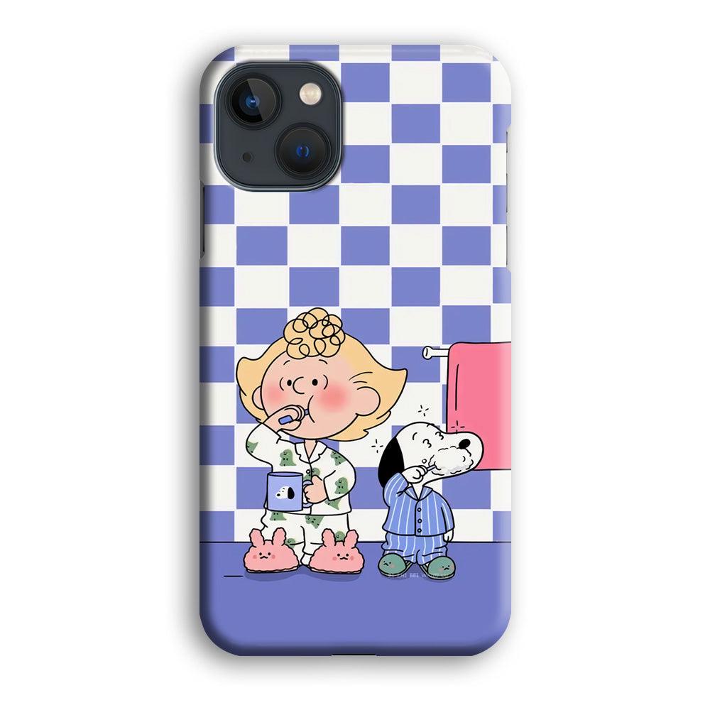 Snoopy Prepare for Sleep iPhone 15 Case-Oxvistore