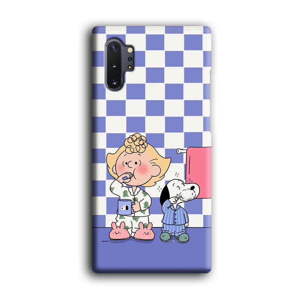 Snoopy Prepare for Sleep Samsung Galaxy Note 10 Plus Case-Oxvistore