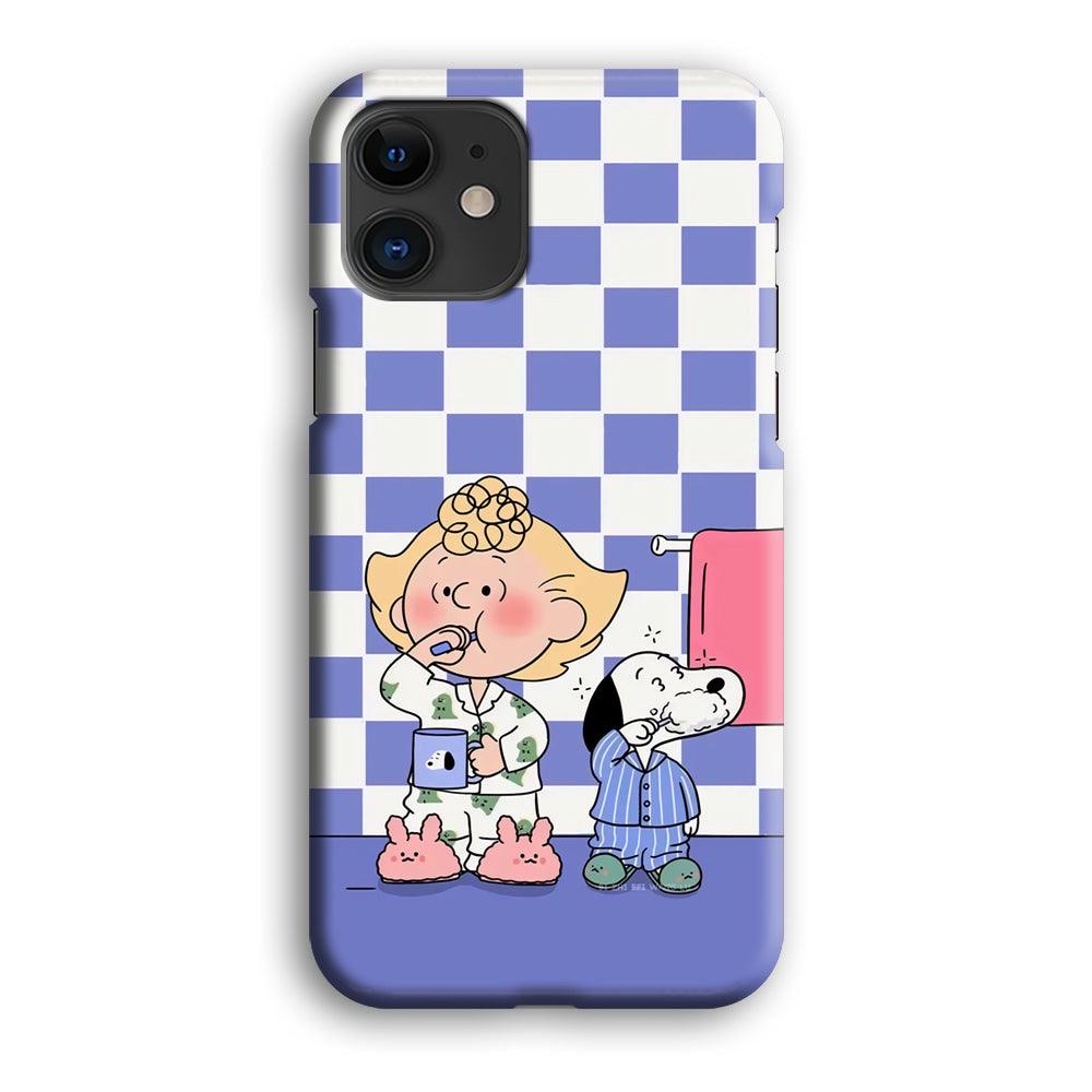 Snoopy Prepare for Sleep iPhone 12 Case-Oxvistore