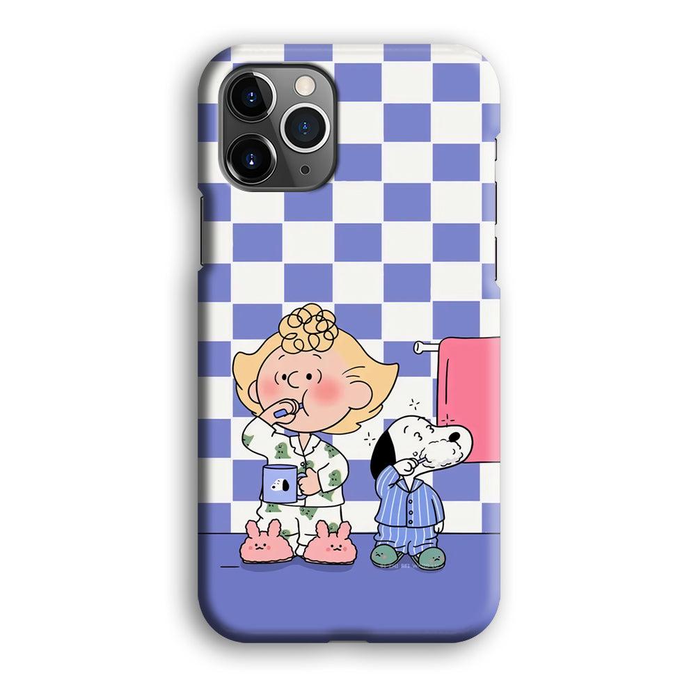 Snoopy Prepare for Sleep iPhone 12 Pro Case-Oxvistore