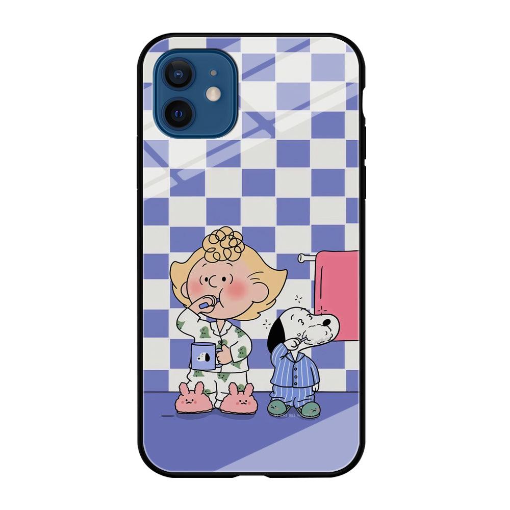 Snoopy Prepare for Sleep iPhone 12 Case-Oxvistore