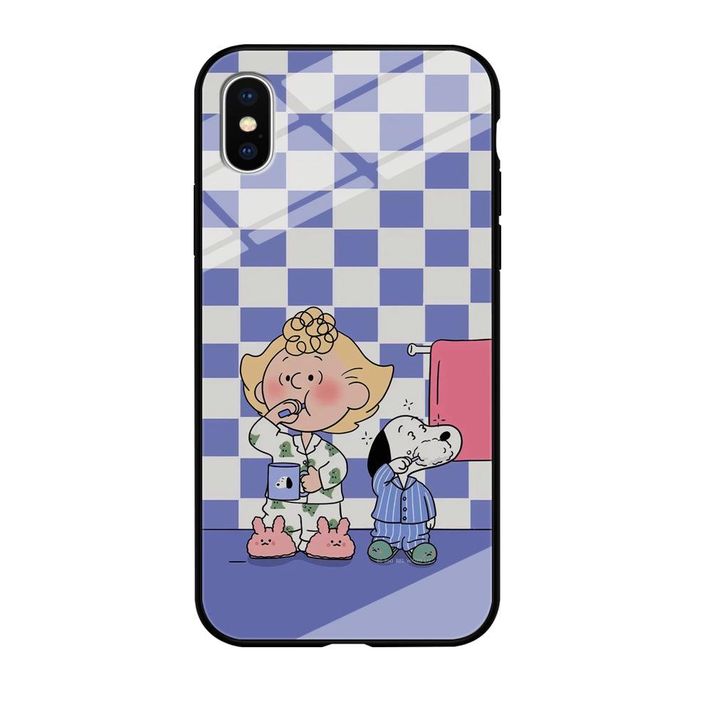 Snoopy Prepare for Sleep iPhone Xs Max Case-Oxvistore