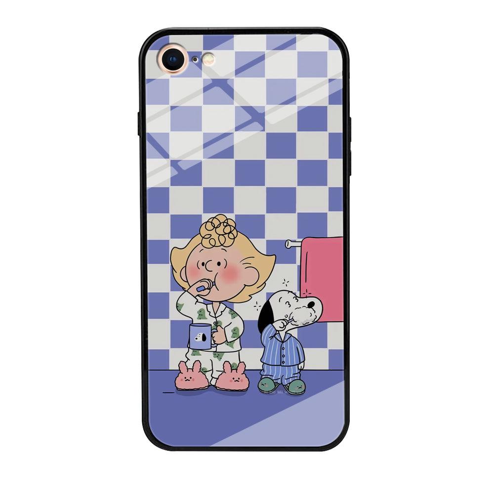 Snoopy Prepare for Sleep iPhone 8 Case-Oxvistore