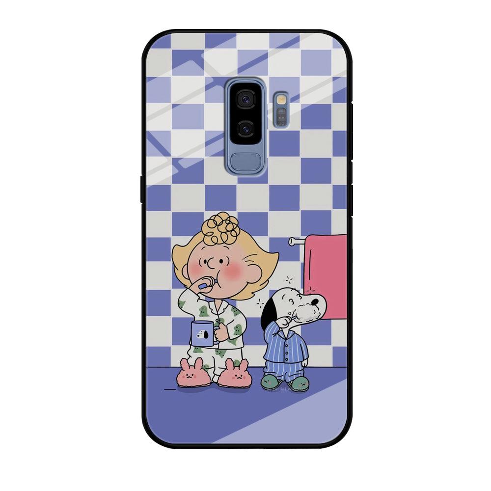 Snoopy Prepare for Sleep Samsung Galaxy S9 Plus Case-Oxvistore