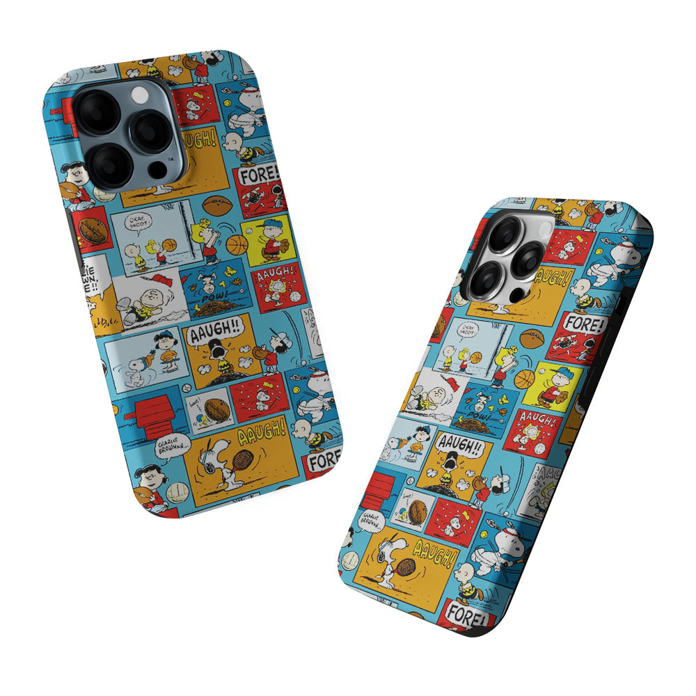 Snoopy Sport Comic 2 in 1 Tough Phone Case