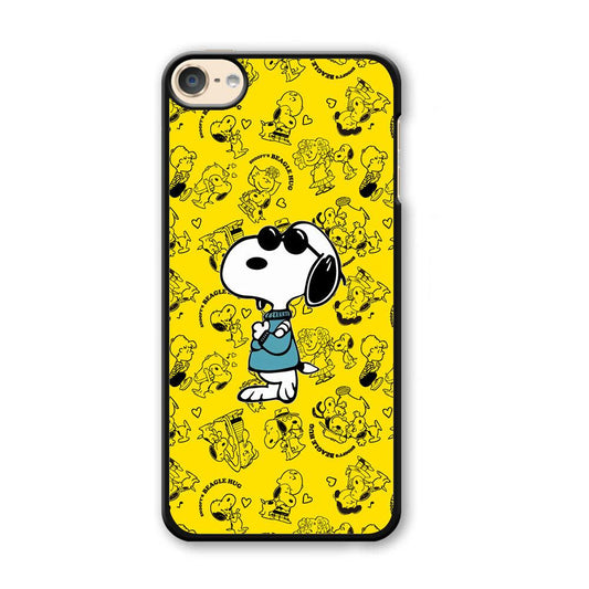 Snoopy Back in Style iPod Touch 6 Case-Plastic Black (2D Case)-Oxvistore