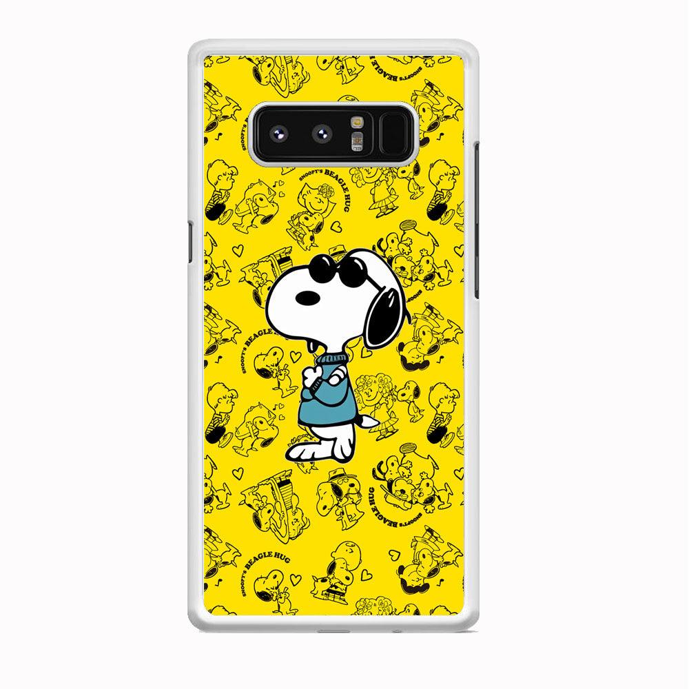 Snoopy Back in Style Samsung Galaxy Note 8 Case-Oxvistore