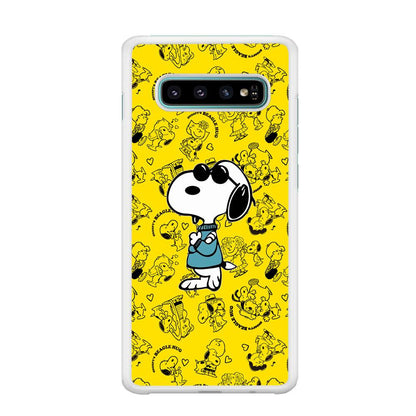 Snoopy Back in Style Samsung Galaxy S10 Case-Oxvistore