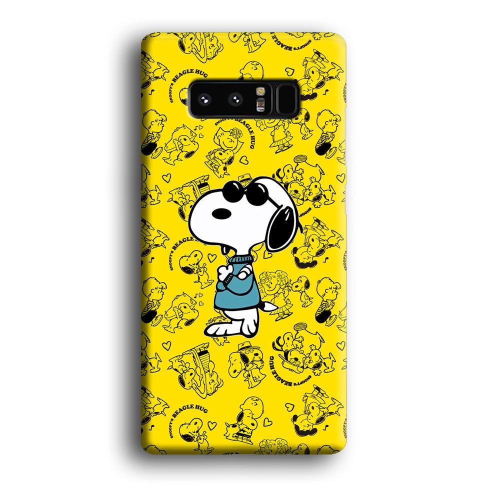 Snoopy Back in Style Samsung Galaxy Note 8 Case-Oxvistore