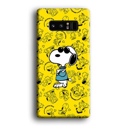 Snoopy Back in Style Samsung Galaxy Note 8 Case-Oxvistore