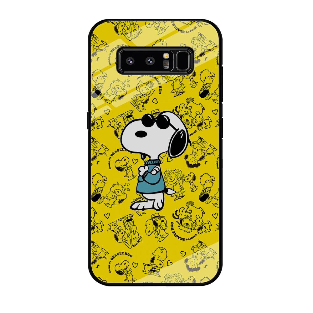 Snoopy Back in Style Samsung Galaxy Note 8 Case-Oxvistore