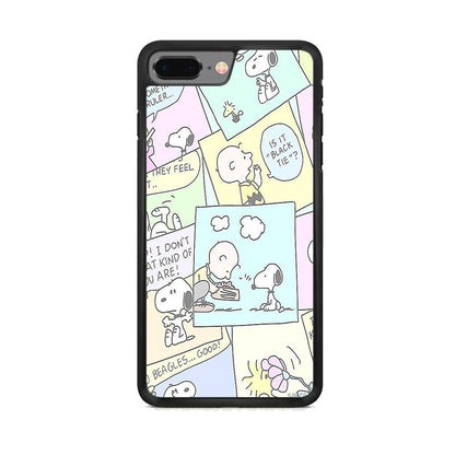 Snoopy Comic iPhone 8 Plus Case-Oxvistore