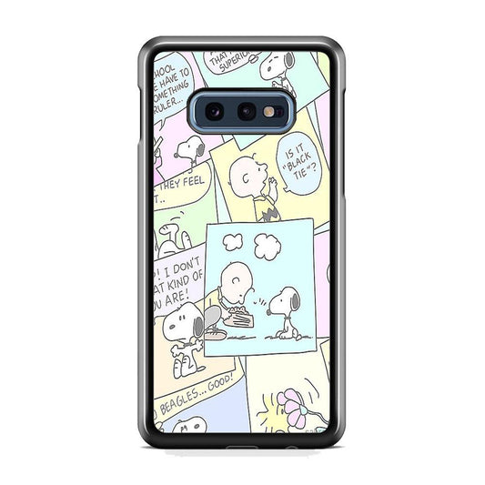 Snoopy Comic Samsung Galaxy S10E Case-Oxvistore