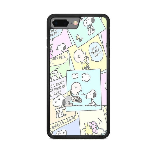 Snoopy Comic iPhone 7 Plus Case-Oxvistore