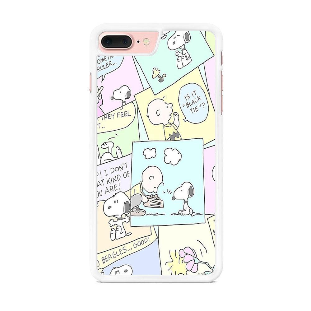 Snoopy Comic iPhone 8 Plus Case-Oxvistore