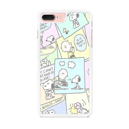 Snoopy Comic iPhone 8 Plus Case-Oxvistore