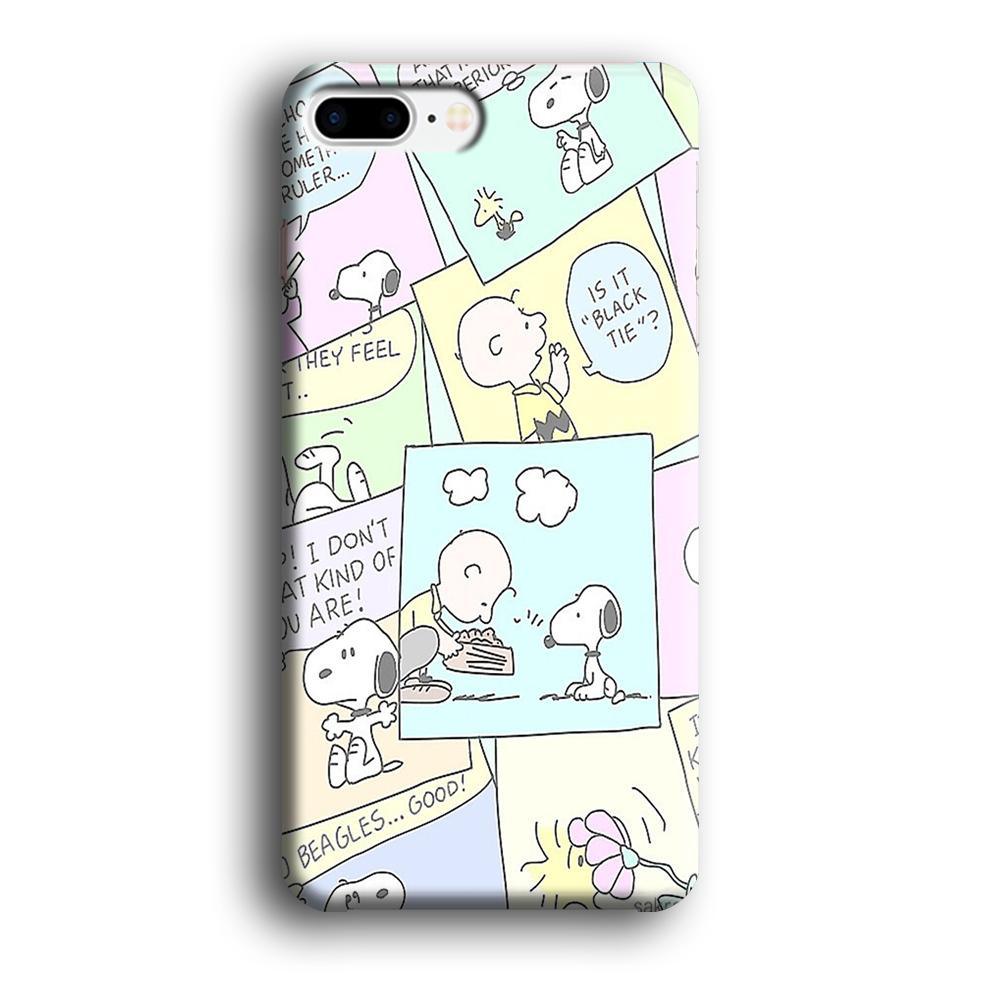 Snoopy Comic iPhone 8 Plus Case-Oxvistore