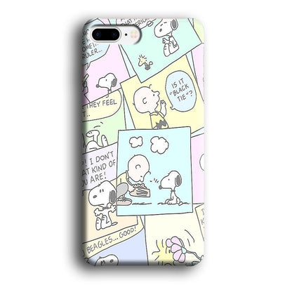 Snoopy Comic iPhone 8 Plus Case-Oxvistore