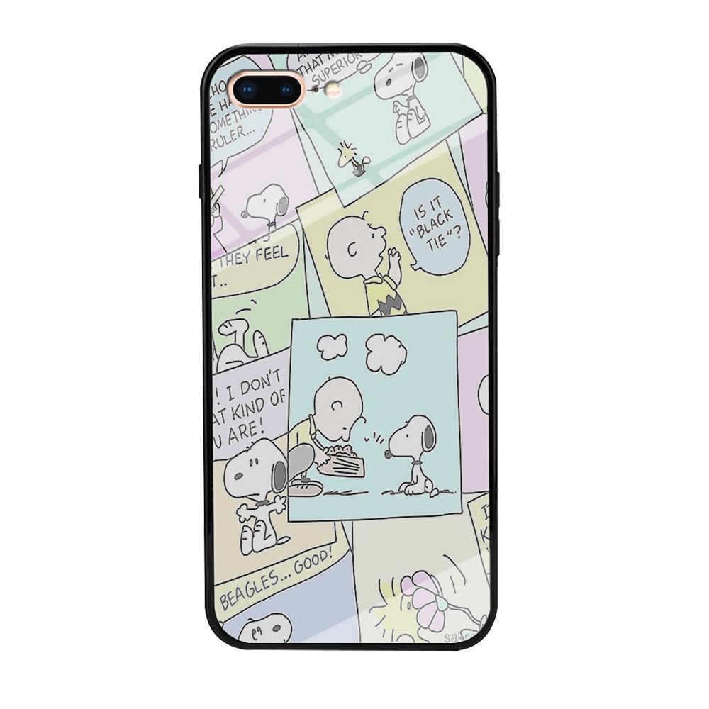 Snoopy Comic iPhone 7 Plus Case-Oxvistore