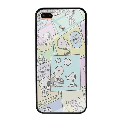 Snoopy Comic iPhone 7 Plus Case-Oxvistore