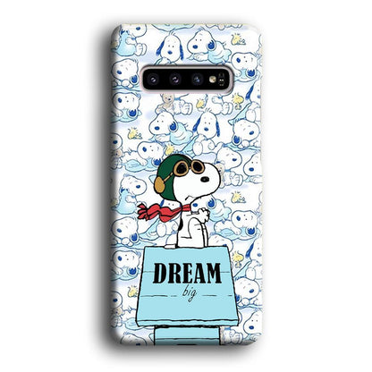 Snoopy Dream Big Samsung Galaxy S10 Case-Oxvistore