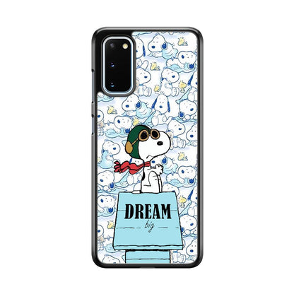 Snoopy Dream Big Samsung Galaxy S20 Case-Oxvistore