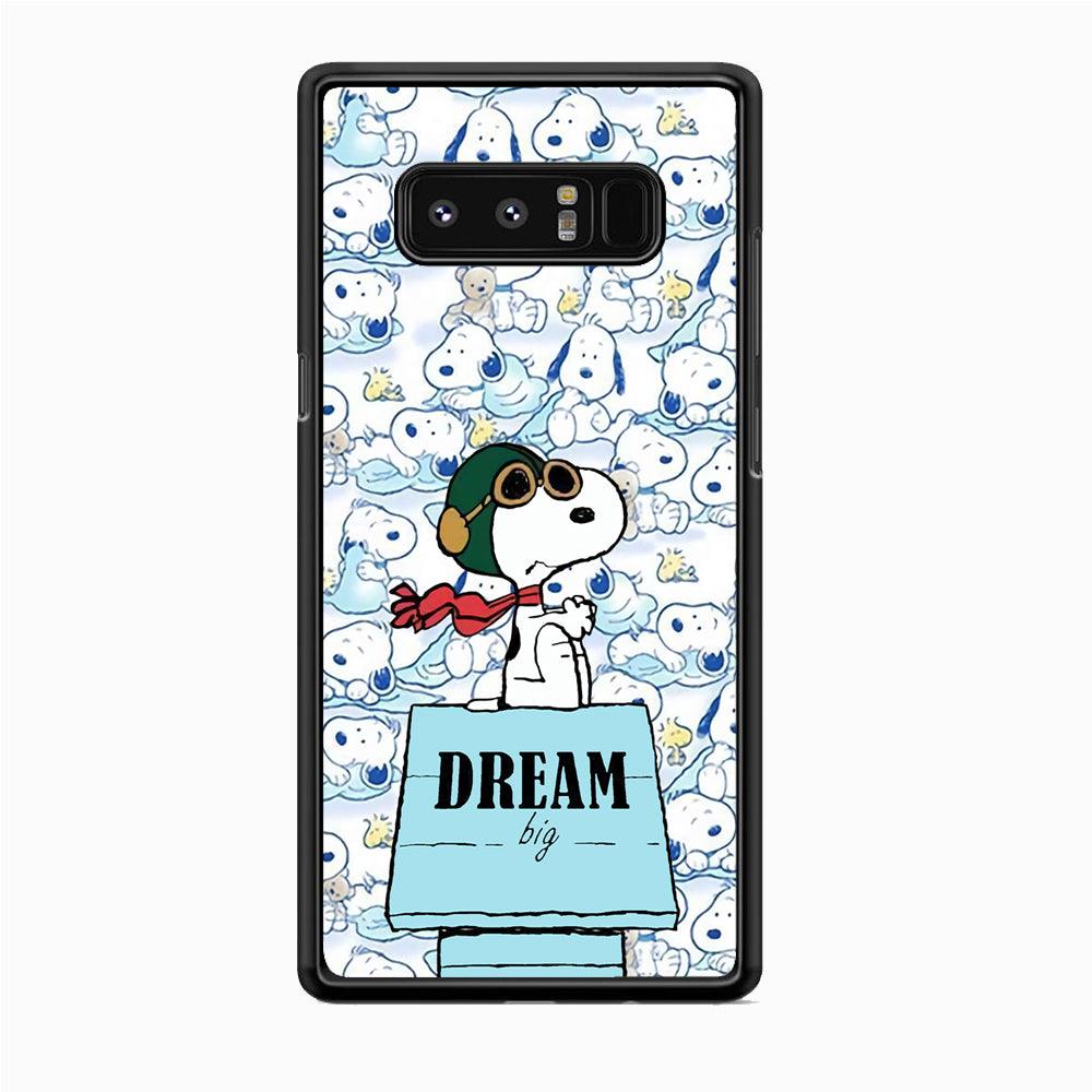 Snoopy Dream Big Samsung Galaxy Note 8 Case-Oxvistore