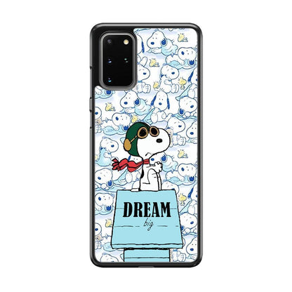 Snoopy Dream Big Samsung Galaxy S20 Plus Case-Oxvistore