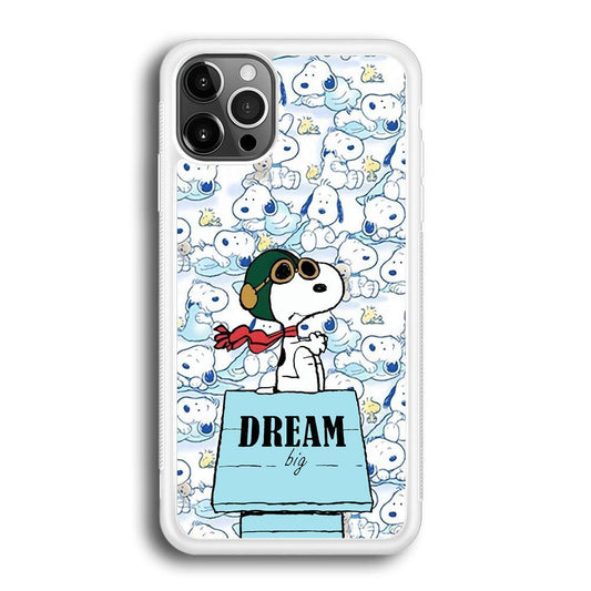 Snoopy Dream Big iPhone 12 Pro Case-Oxvistore