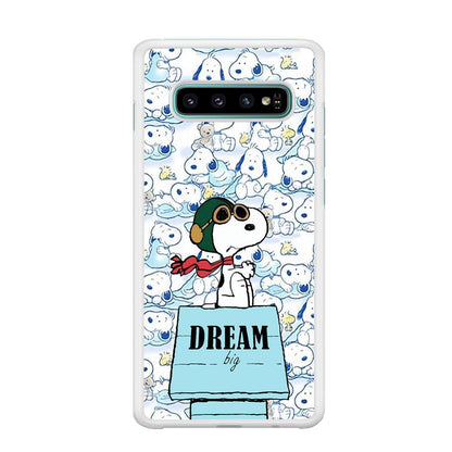 Snoopy Dream Big Samsung Galaxy S10 Plus Case-Oxvistore