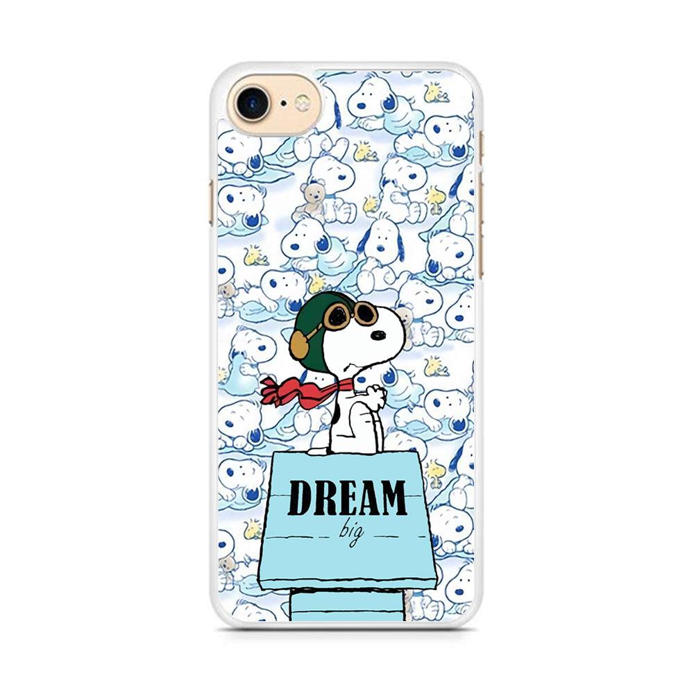 Snoopy Dream Big iPhone 8 Case-Oxvistore