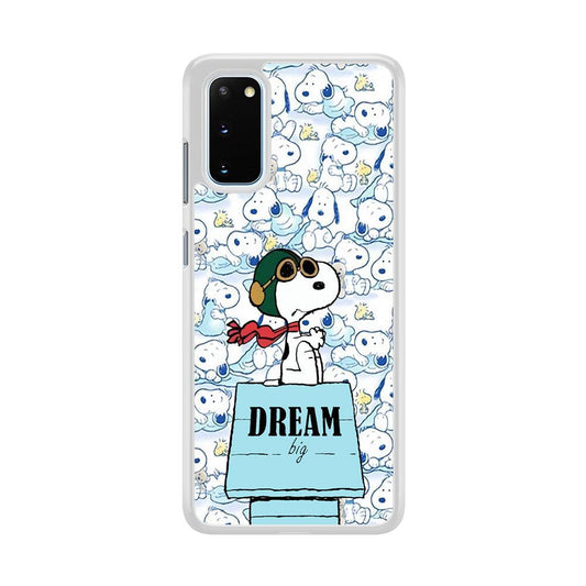 Snoopy Dream Big Samsung Galaxy S20 Case-Oxvistore