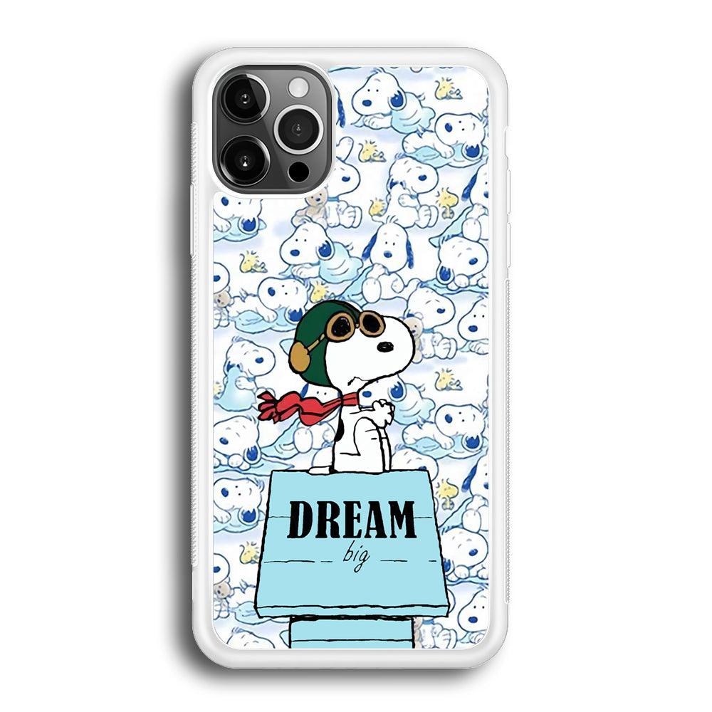 Snoopy Dream Big iPhone 12 Pro Max Case-Oxvistore