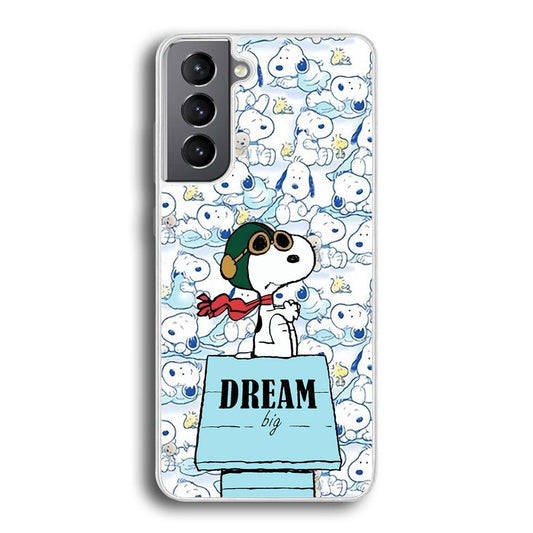 Snoopy Dream Big Samsung Galaxy S21 Plus Case-Oxvistore