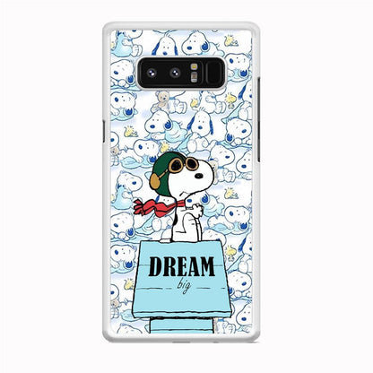 Snoopy Dream Big Samsung Galaxy Note 8 Case-Oxvistore