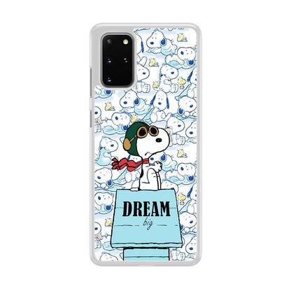 Snoopy Dream Big Samsung Galaxy S20 Plus Case-Oxvistore