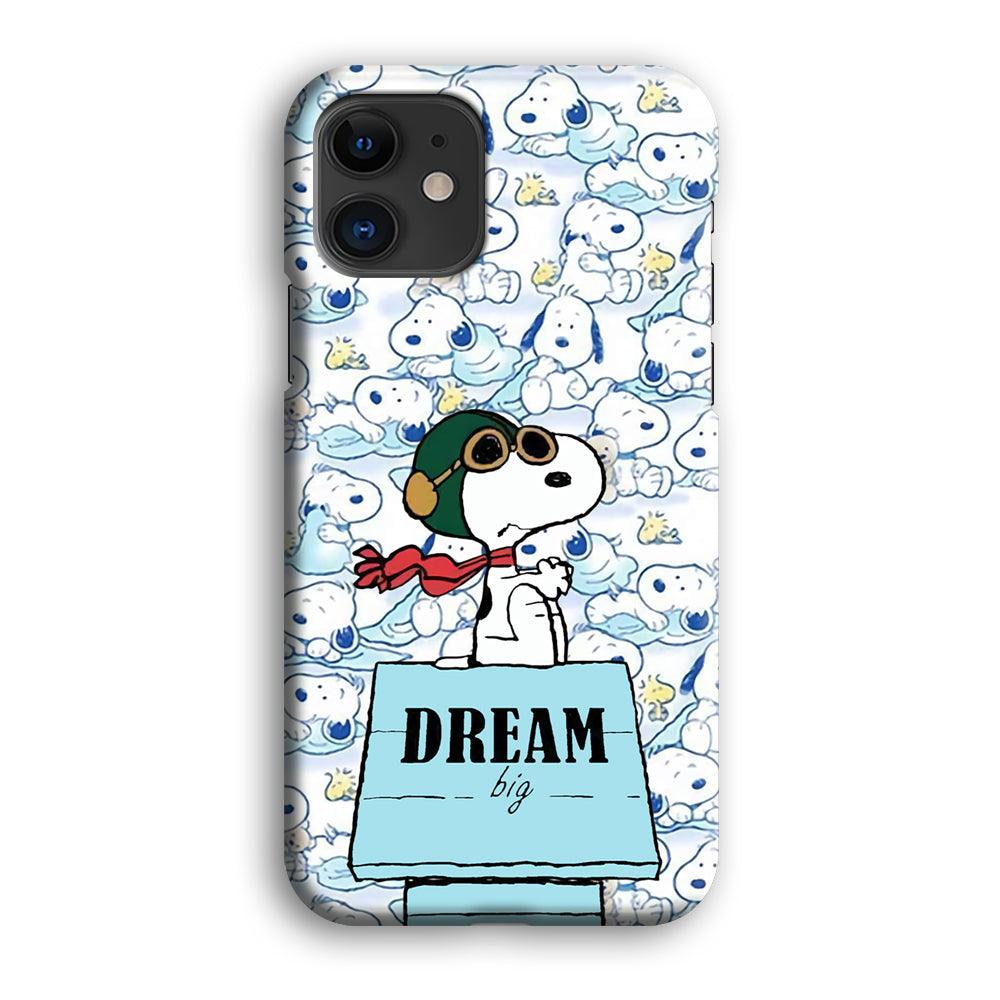 Snoopy Dream Big iPhone 12 Case-Oxvistore