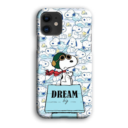 Snoopy Dream Big iPhone 12 Case-Oxvistore